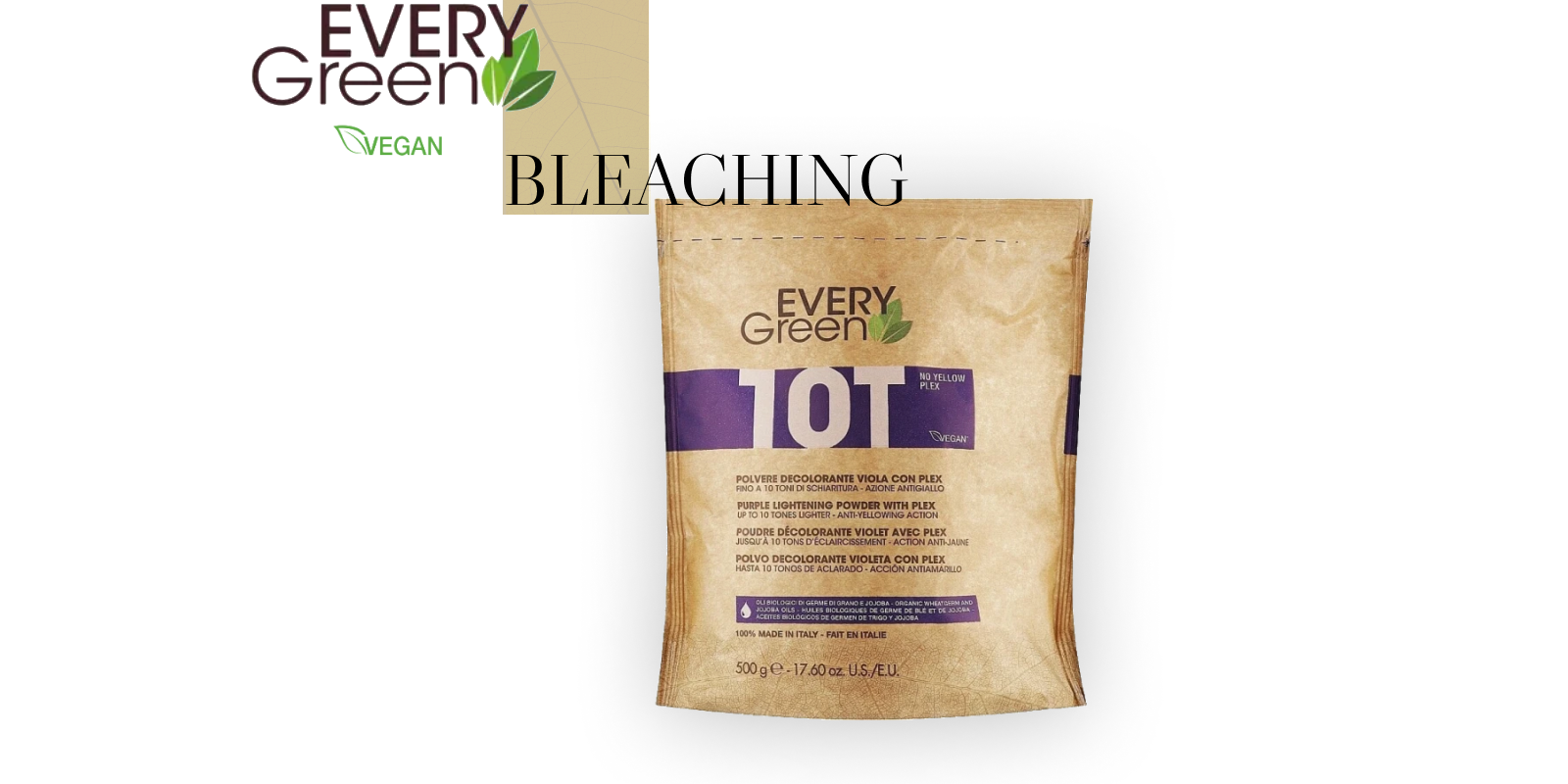 EveryGreen Vegan Осветляющие продукты